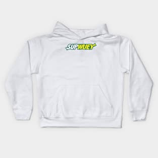 Sup Wuey Funny Mexican design Kids Hoodie